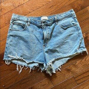 Abercrombie & Fitch Light Blue Jean Shorts
